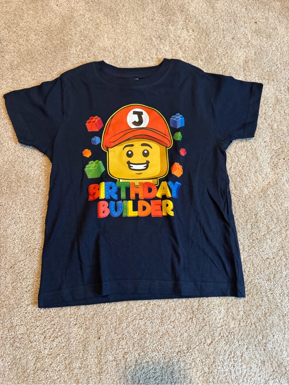 Jameson Kids Navy Birthday Number 6 Tee
